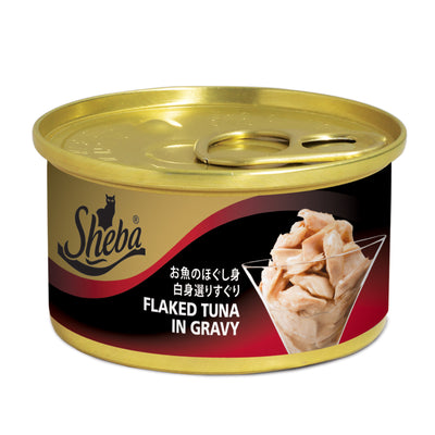Sheba Tuna White Meat In Gravy Food 85g