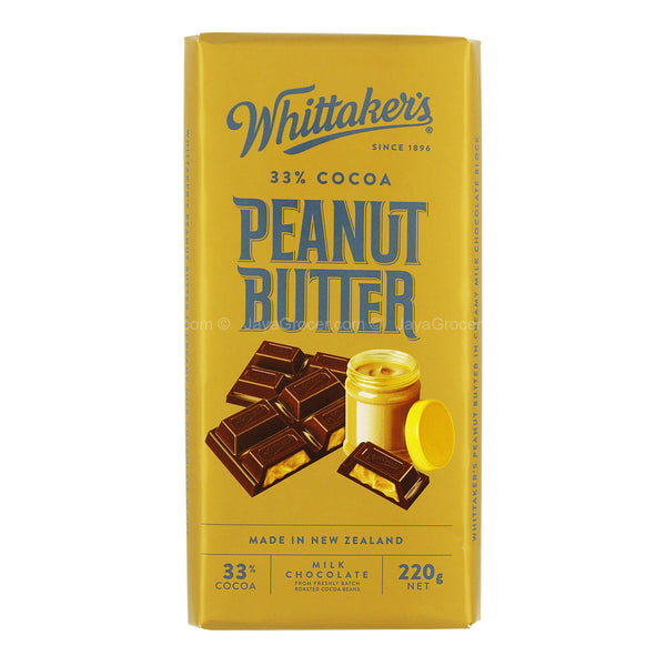 Whittaker's Peanut Butter Chocolate Bar 220g