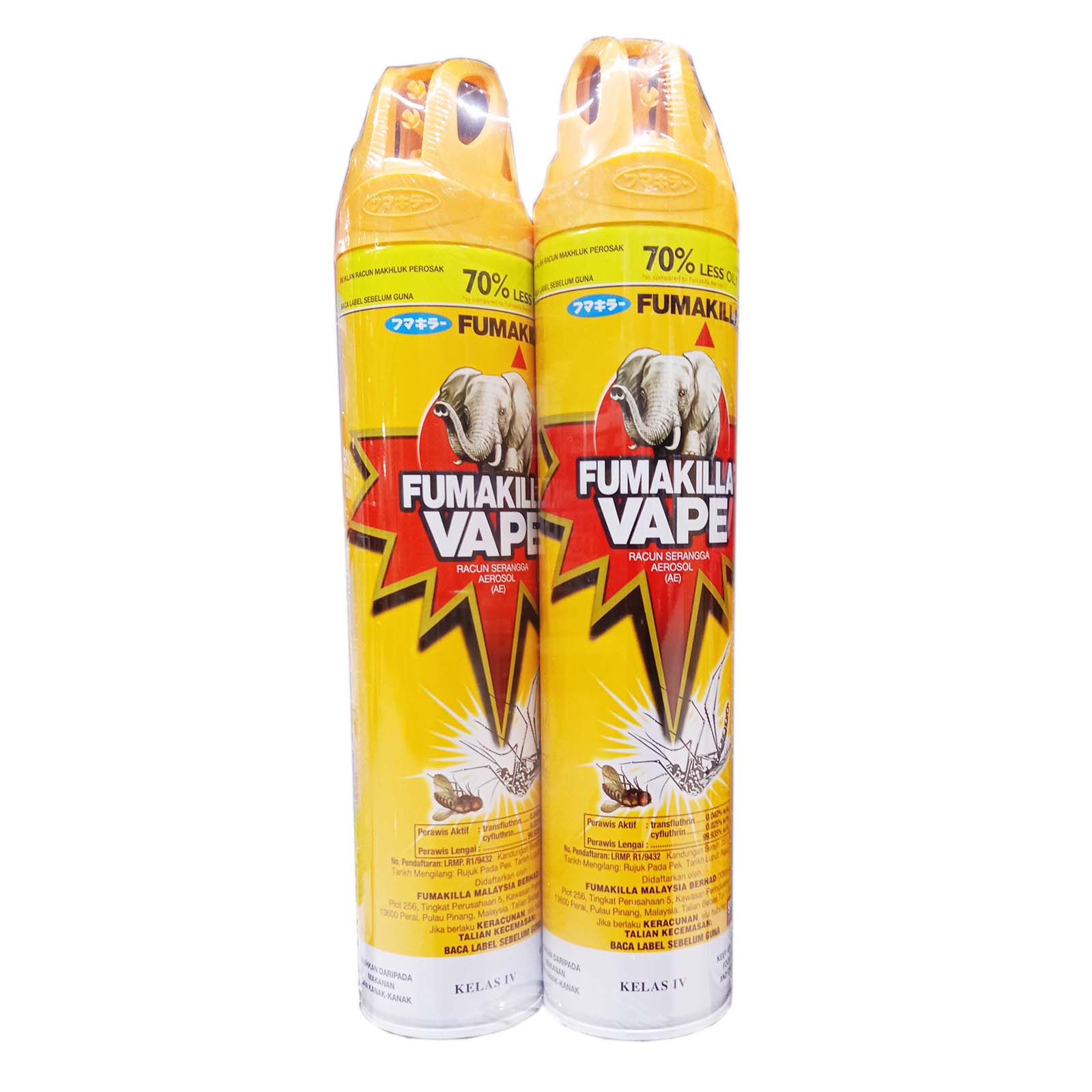 Fumakilla Vape Aerosol 600ml x 2