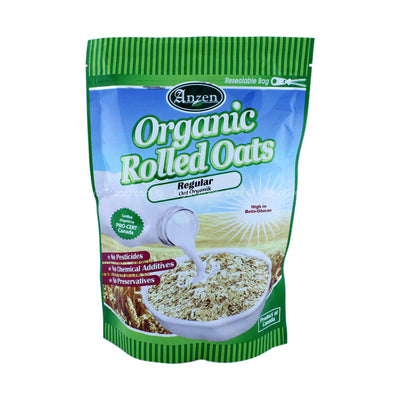Anzen Regular Organic Rolled Oats 500g