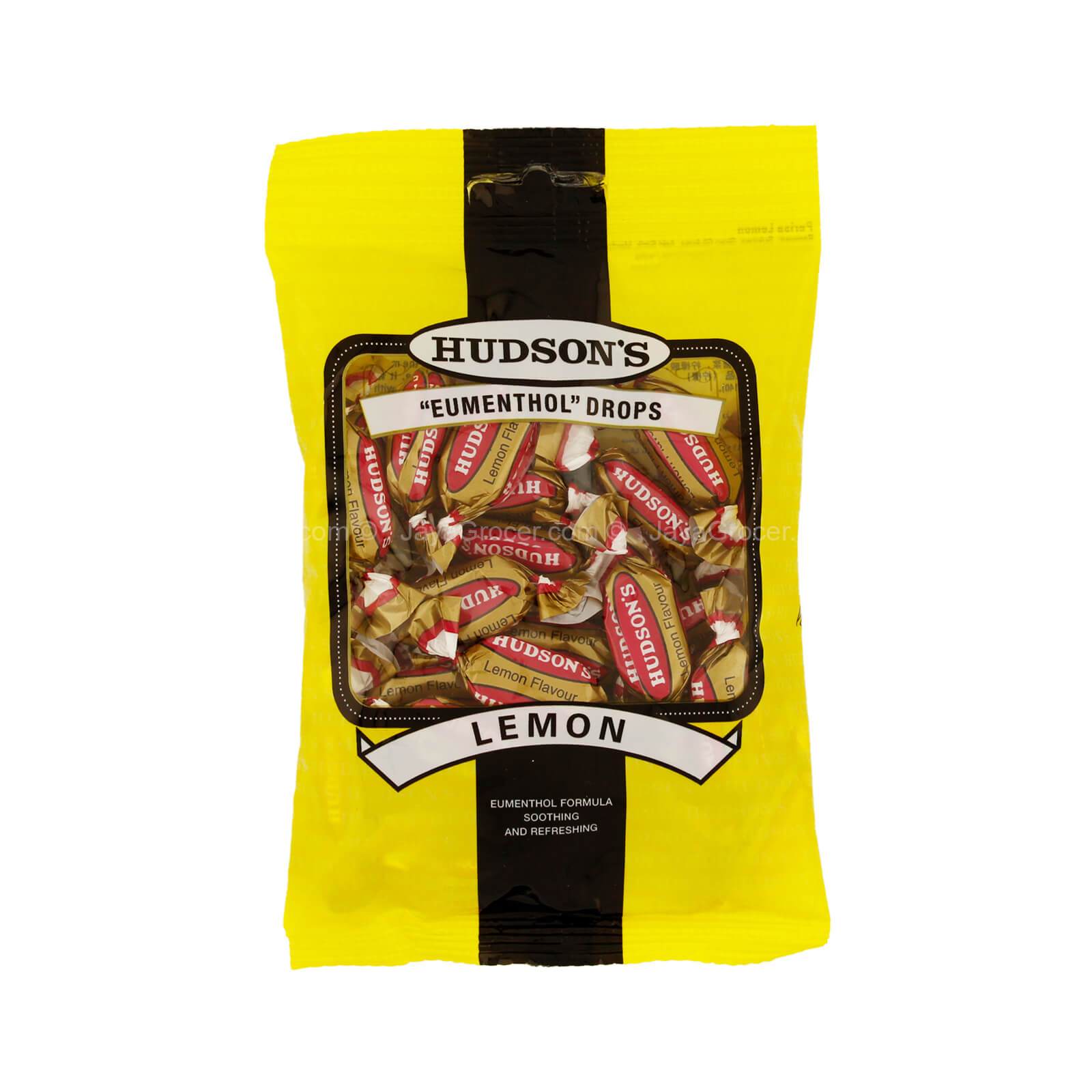 HudsonÃ¢â‚¬â„¢s Lemon Eumenthol Drops 100g
