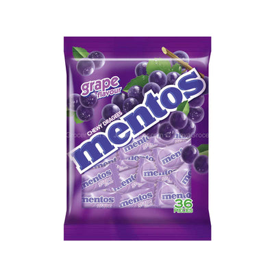 Mentos Pouch Bag Grape Flavour Candy 36pcs/pack