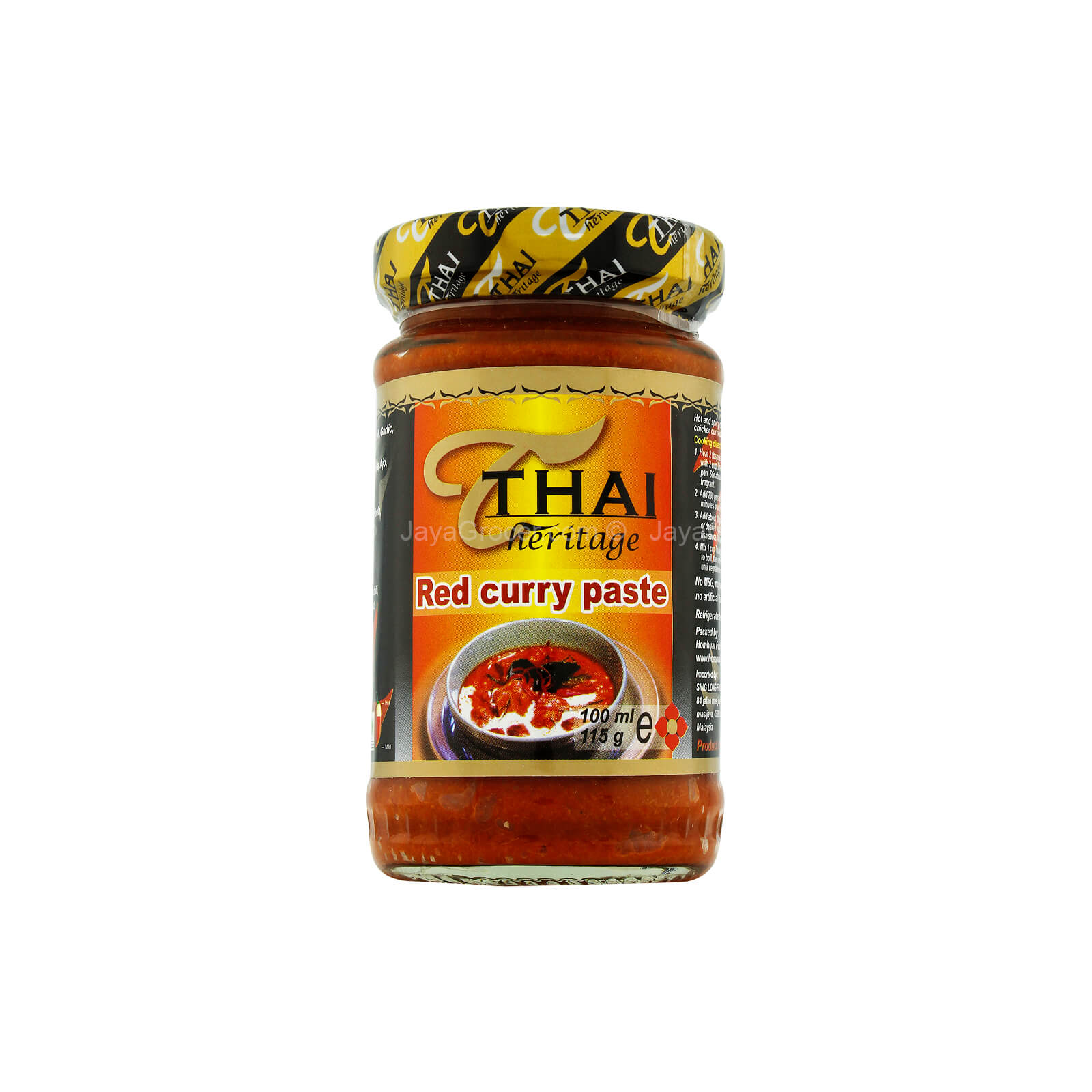 Thai Heritage Red Curry Paste 100g