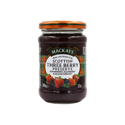 Mackays Scottish Three Berry Preserve 340g