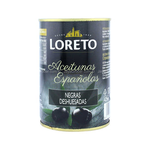 Loreto Pitted Black Olives 425ml