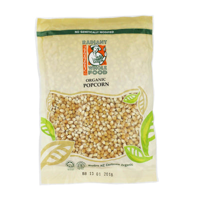 Radiant Whole Food Organic Popcorn 500g