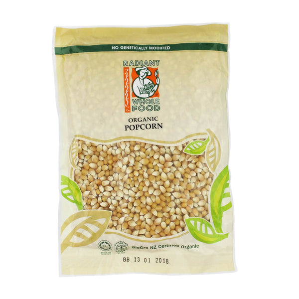 Radiant Whole Food Organic Popcorn 500g
