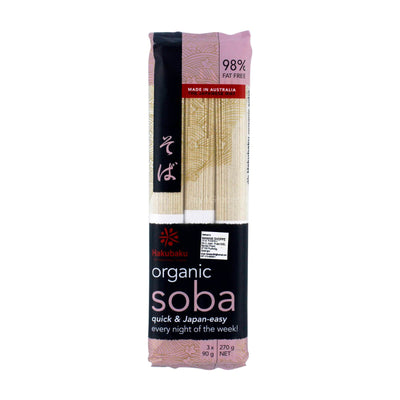Hakubaku Organic Soba Noodle 270g