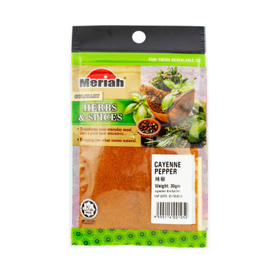 Meriahs Cayenne Pepper 30g