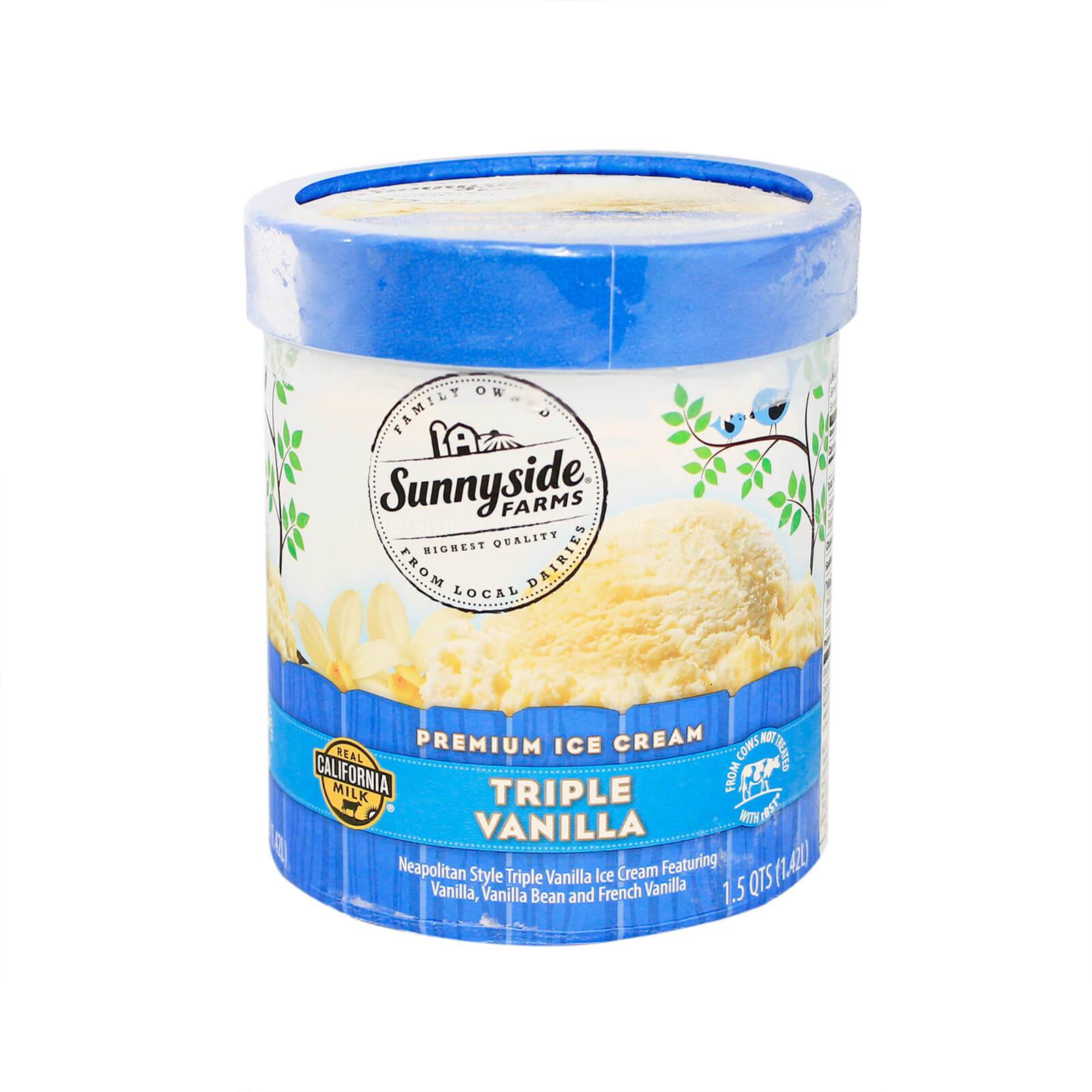 Sunnyside Farms Triple Vanilla Ice Cream 1.42L