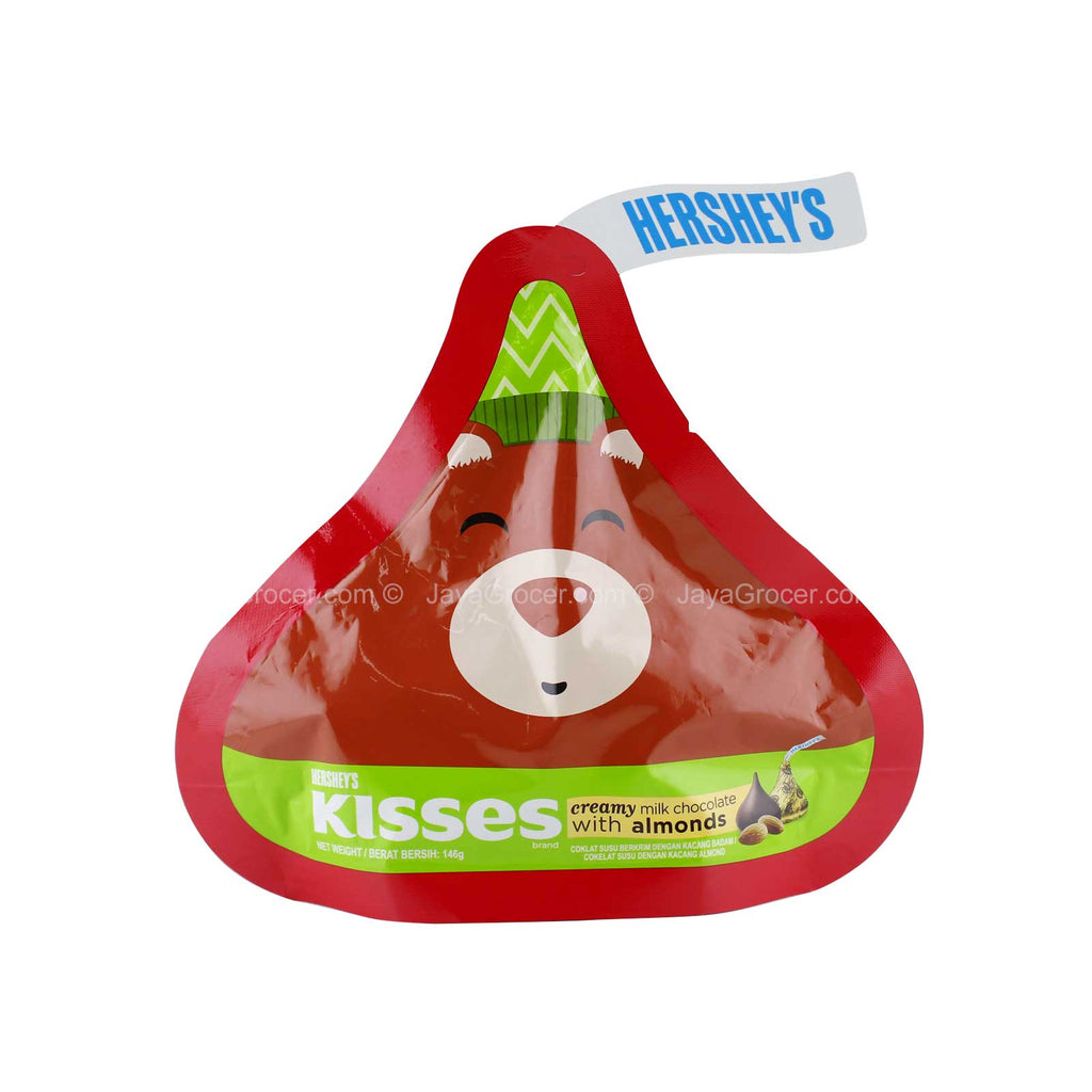 Hershey's Kisses Creamy Milk Chocolate with Almonds 146g