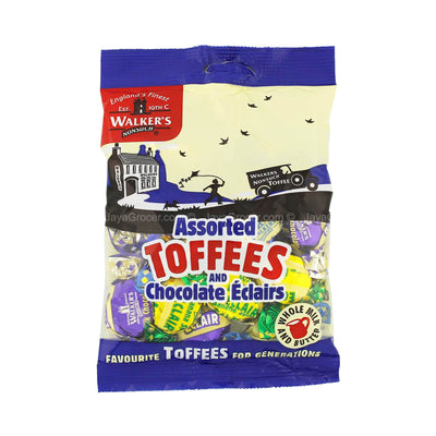 WalkerÃ¢â‚¬â„¢s Assorted Toffees & Chocolate Eclairs 150g