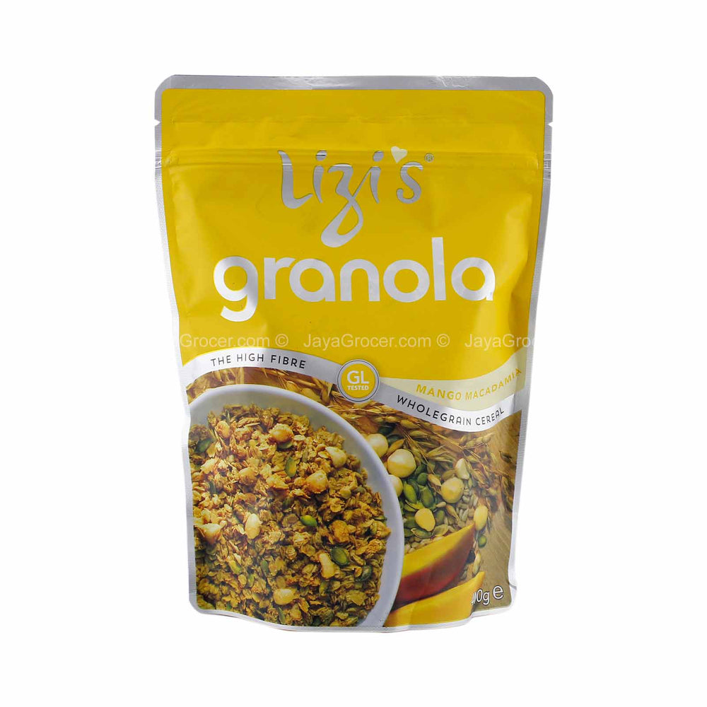 Lizis Granola Mango Macadamia Cereal 400g
