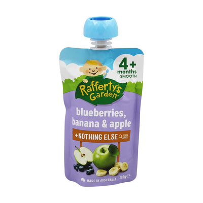 Rafferty's Garden Blueberries, Banana and Apple (4+ Months) 120g