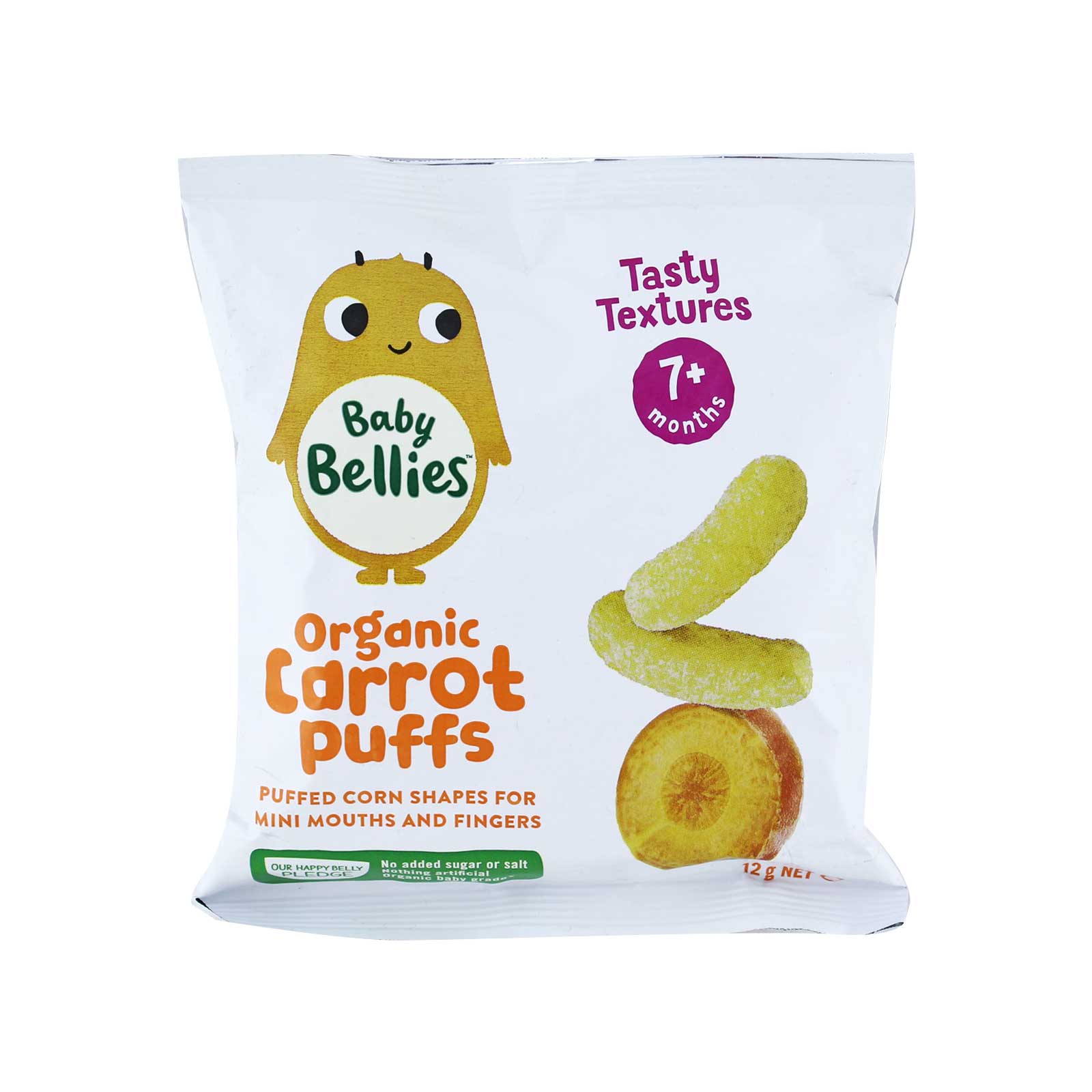 Little Bellies Organic Yummy Carrot Baby Puffs 12g