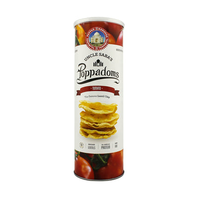 Uncle Saba's Tomato Poppadom Chips 70g