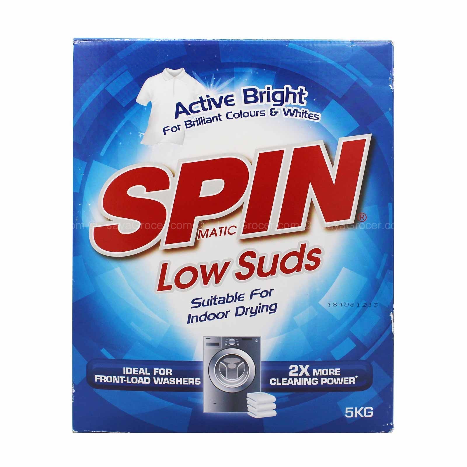 Spin Active Bright Detergent Powder 5kg