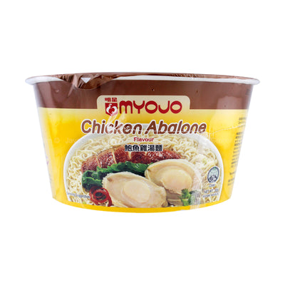 Myojo Instant Noodle Bowl Chicken Abalone 80g