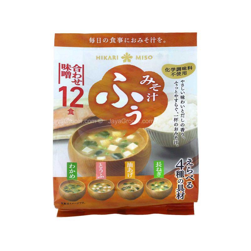Hikari Miso Instant Miso Soup Fu Awase Miso 12pcs/pack