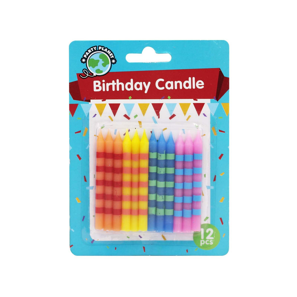 Printed Birthday Candle 12pcs/pack