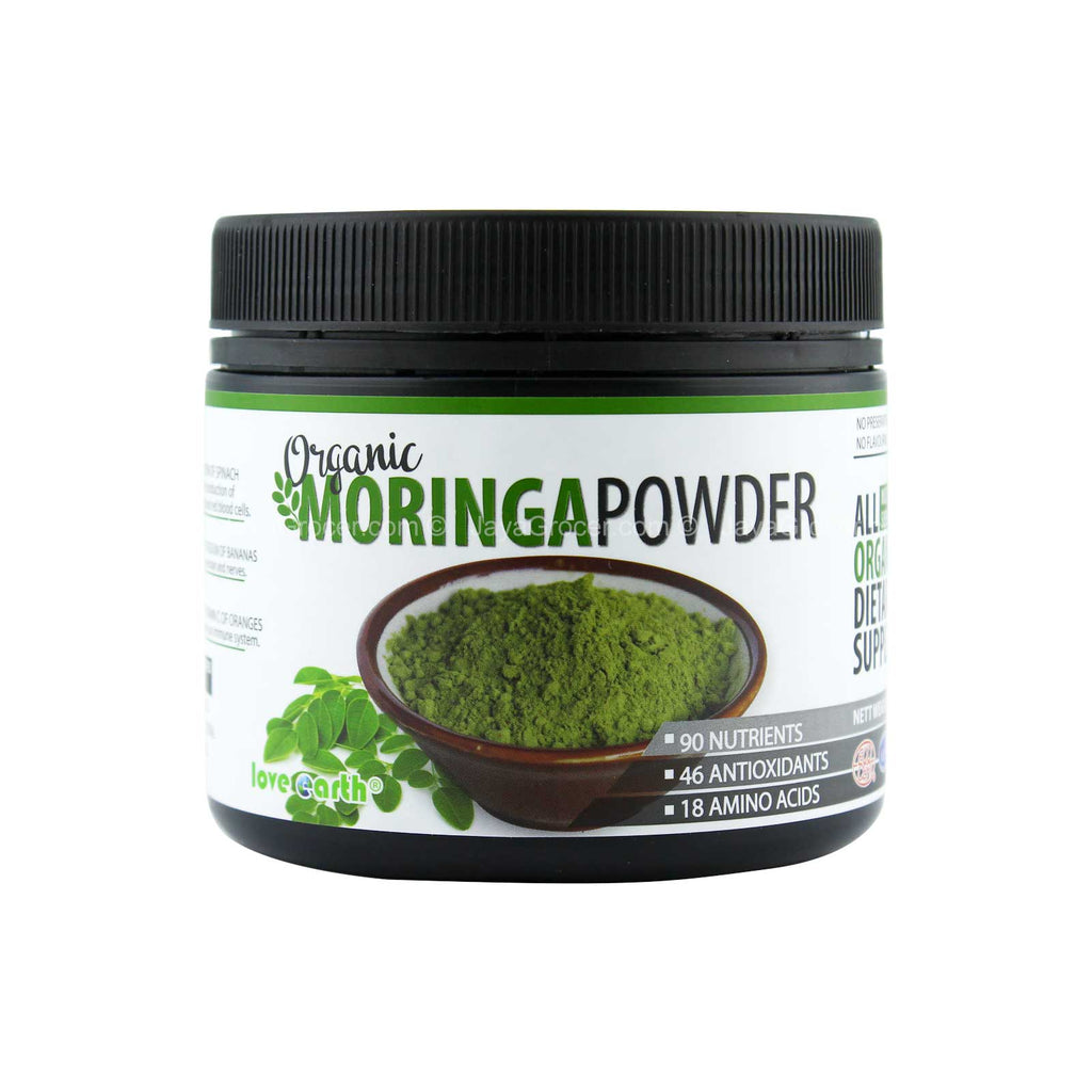 Love Earth Organic Moringa Powder 185g